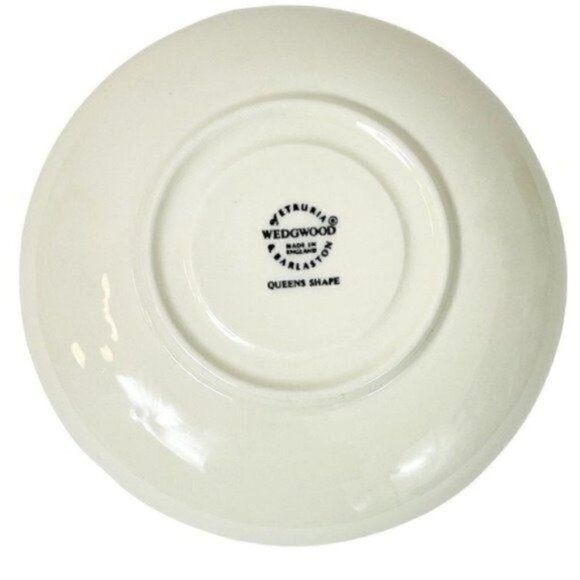 Wedgwood of etruria & barlaston queens shape saucers set of 3 made in England - Picture 3 of 6